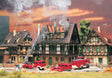 House on Fire -- 4 x 2-3/4" 9.8 x 6.8cm