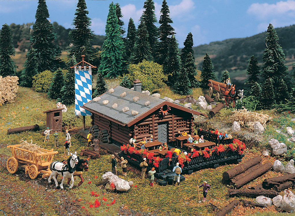 Log Mountain Lodge -- 6-11/16 x 4-1/8" 17 x 10.5cm