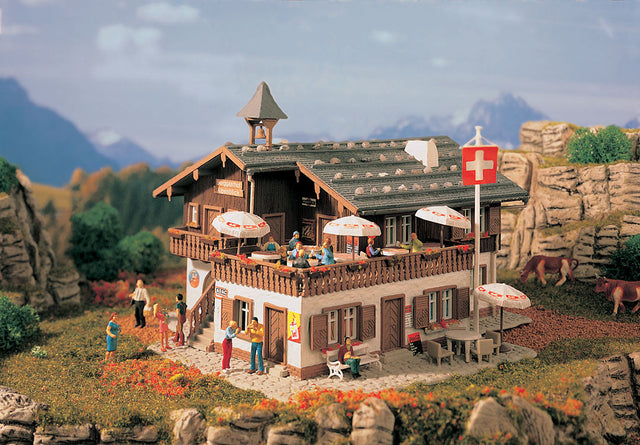 Alpine Restaurant -- 4-1/2 x 3-3/4 x 3-1/8" 11.5 x 9.5 x 8cm