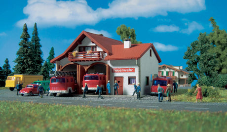 Fire Station -- 10 x 9 x 6cm-1