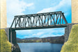 Box Girder Bridge - Kit -- 8-7/8 x 1-5/8"  22.5 x 4cm