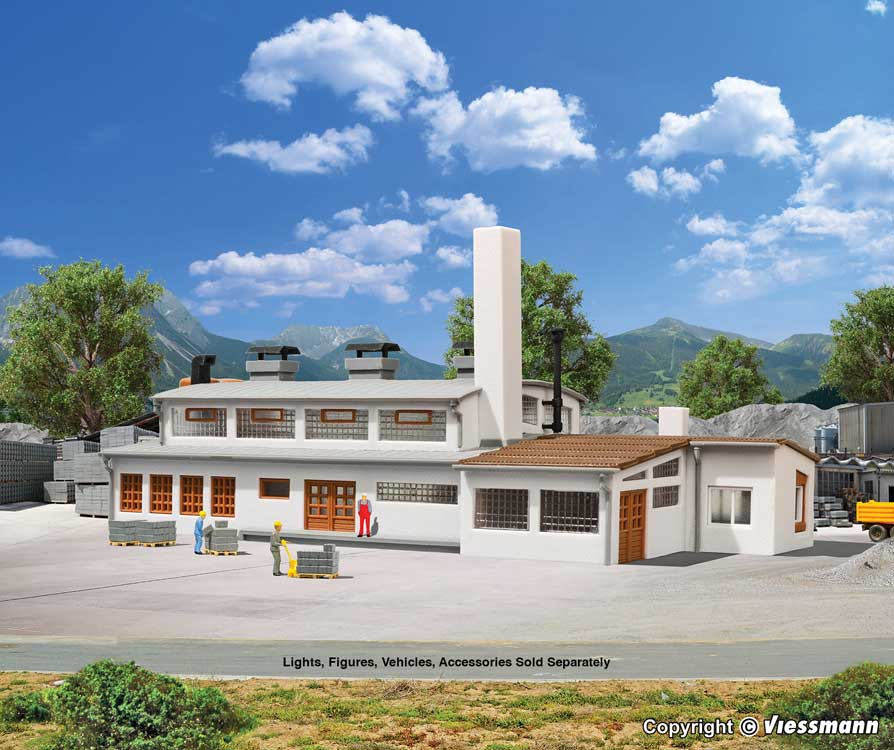 Concrete/Cement Plant -- Kit - 7-1/2 x 3-9/16 x 1-15/16" 19 x 9 x 5cm-1