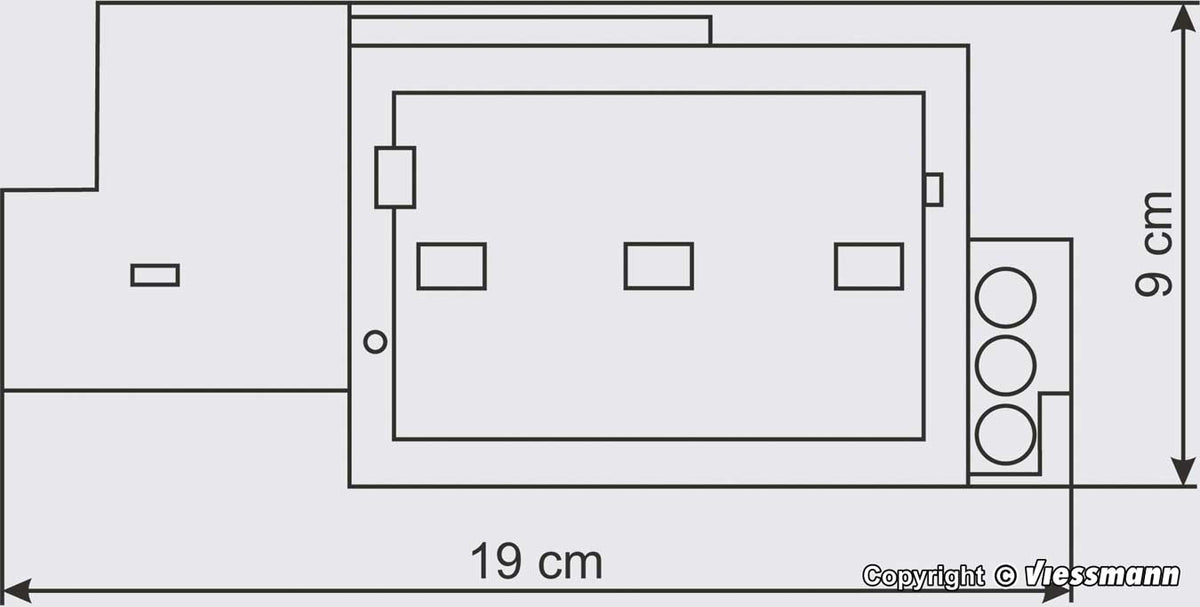 Concrete/Cement Plant -- Kit - 7-1/2 x 3-9/16 x 1-15/16" 19 x 9 x 5cm-4