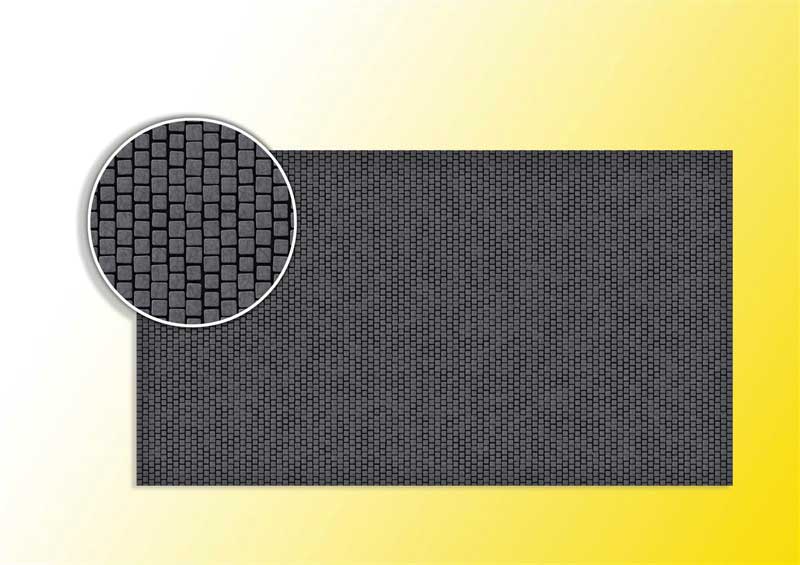 Flexible Cobblestone Sheet - Stone Art -- 11 x 6-7/16"  28 x 16.3cm