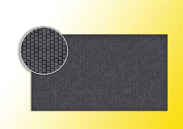 Flexible Cobblestone Sheet - Stone Art -- 11 x 6-7/16"  28 x 16.3cm