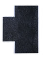 Weathered Asphalt Street 90 Degree T Intersection -- 6-1/8 x 5-1/8"  15.5 x 13cm