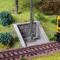 Signal Cove Inset/Retaining Wall -- 2-3/16 x 1-3/4 x 1-1/4"  5.6 x 4.4 x 3.2cm