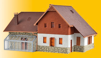 Stonemason's House w/LED Lights - Stone Art -- Kit - 7-1/2 x 7-1/2 x 4-5/16"  19 x 19 x 11cm-1
