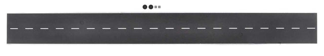 Asphalt Street with Groove for Magnetic Tape - Stone Art -- Straight/Flexible 75 x 8cm