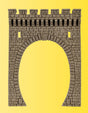 Single-Track Tunnel Portal -- 2-1/8 x 2-13/16"  5.4 x 7.2cm
