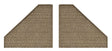 Wing Walls -- Matches Single-Track Tunnel Portal #770-48600, 2 Pieces