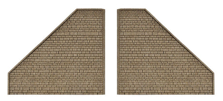 Wing Walls -- Matches Single-Track Tunnel Portal #770-48600, 2 Pieces