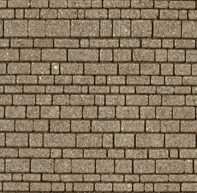 Rubble Masonry Wall -- 10-1/4 x 6-11/16"  26 x 17cm