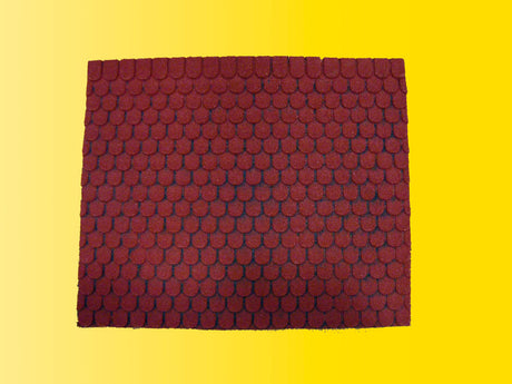 Tile Roof Sheet w/Ridge -- 10-1/4 x 6-11/16"  26 x 17cm