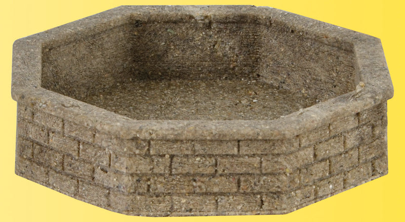 Octagonal Brick Fountain -- pkg(2)