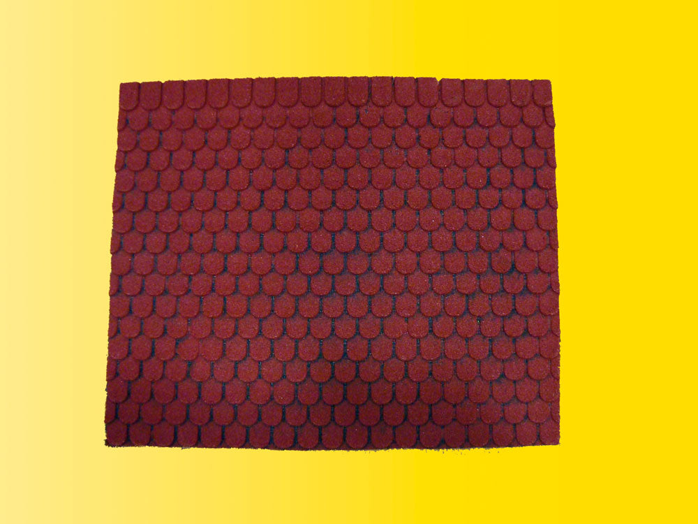 Tile Roof Sheet w/Ridge -- 23-5/8 x 39-3/8"  60 x 100cm