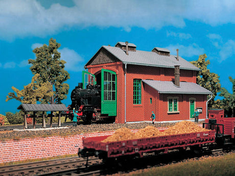 Engine Shed -- 6-1/2 x 5"  16 x 12.5cm