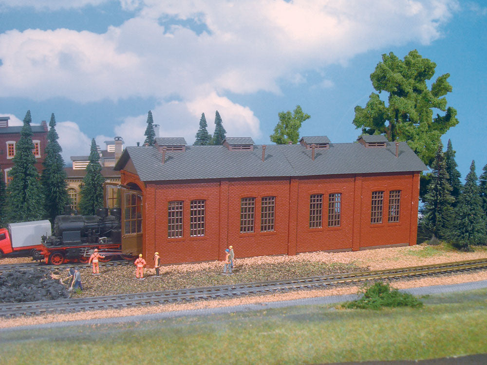 Locomotive Shed -- Kit - i12-1/2 x 3-1/2 x 4-5/8"  32 x 9 x 11.8cm