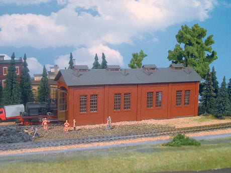 Locomotive Shed -- Kit - i12-1/2 x 3-1/2 x 4-5/8"  32 x 9 x 11.8cm