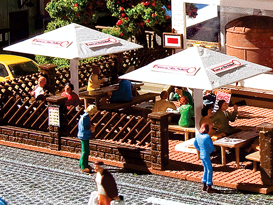 Beergarden Sun Umbrellas Kit -- pkg(4)