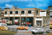 Modern truck depot