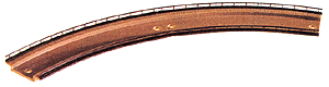 4" bridge - Curved -- 7-11/16" Radius w/Two Piers