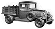 American Light Trucks - 1934 -- Small Stake Truck with Plastic Stake Bed