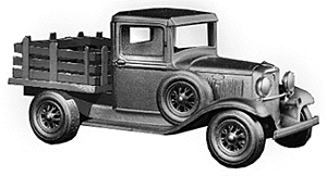 American Light Trucks - 1934 -- Small Stake Truck with Plastic Stake Bed
