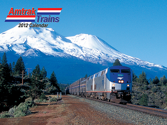2012 Calendar -- Amtrak