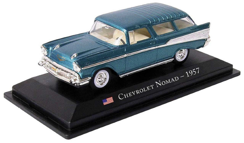 1957 Chevrolet Nomad - Assembled -- Blue, White