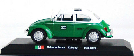 1985 Volkswagen Beetle - Assembled -- Mexico City Taxi (white, green)
