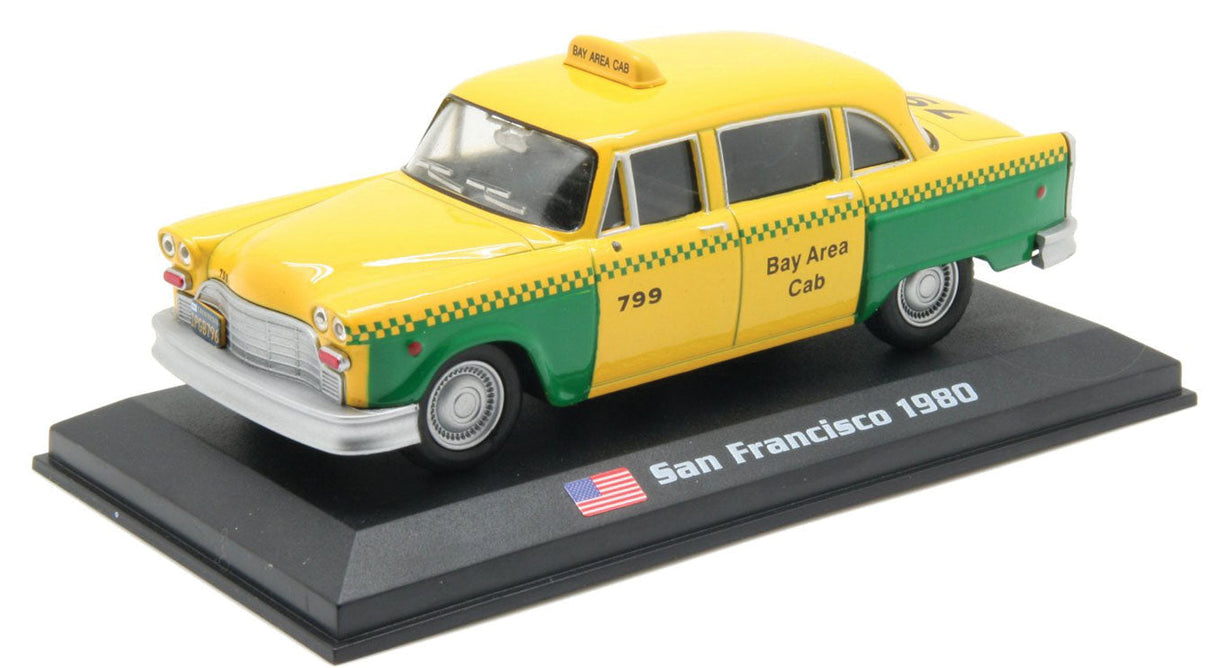 1980 Checker Marathon - Assembled -- Bay Area Cab - San Francisco, California (yellow, green)