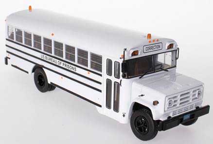 GMC Bus - Assembled -- U.S. Bureau of Prisons (white, black)-1