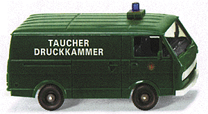 Emergency - Volkswagen LT 28 Van -- Police Dive Unit Pressure Chamber (green w/white lettering)