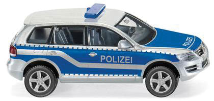 Volkswagen Touareg SUV - Assembled -- Police (blue, silver, German Lettering)