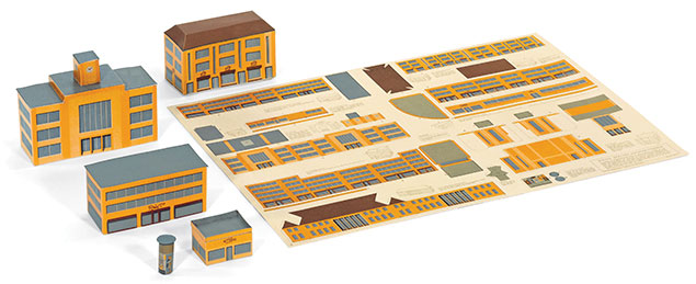 Building Cut-Out Sheet -- Printed Cardstock Kit