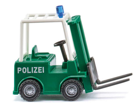 1960-1972 Forklift - Assembled -- Police (green, white, German Lettering)