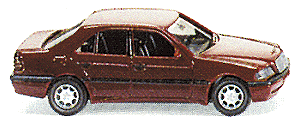 1975-1986 Mercedes-Benz 240 D Sedan - Assembled -- Maroon