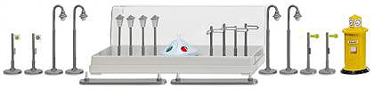 Traffic Accessory Set -- 20 Pieces-1