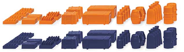 Assorted Cargo-Loads -- Blue, Orange