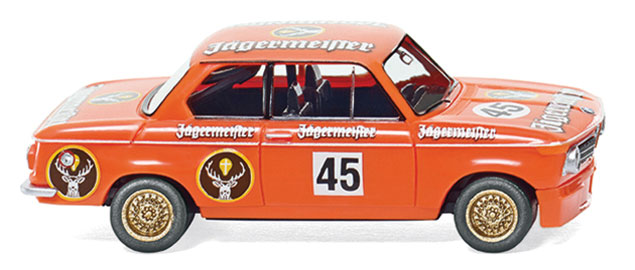 BMW 2002 Racing Version - Assembled -- Jagermeister (orange)