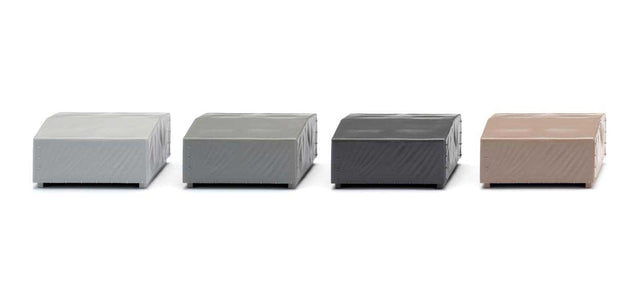 Rooftop Carrier for Opel Blitz and Hanomag Vehicles -- 1 Each Gray, Medium Gray, Dark Gray, Beige pkg(4)