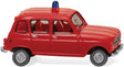1967 Renault R4 Station Wagon - Assembled -- Fire Department (red)