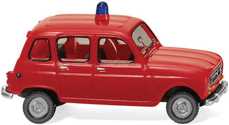 1967 Renault R4 Station Wagon - Assembled -- Fire Department (red)
