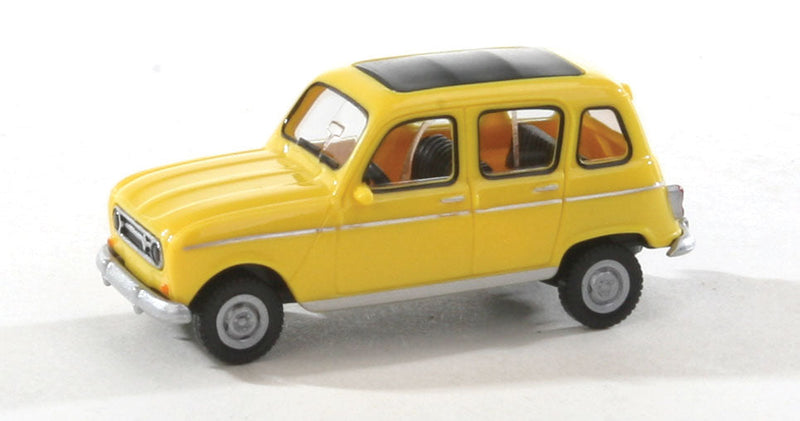 1967 Renault R4 Station Wagon w/Folding Roof - Assembled -- Yellow, Black