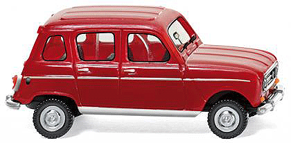 1967 Renault R4 Station Wagon - Assembled -- Ruby Red