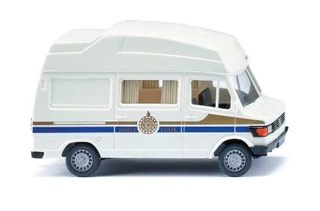 1982-1988 Mercedes-Benz 207 D Camper Van - Assembled -- James Cook (white, gold, blue)
