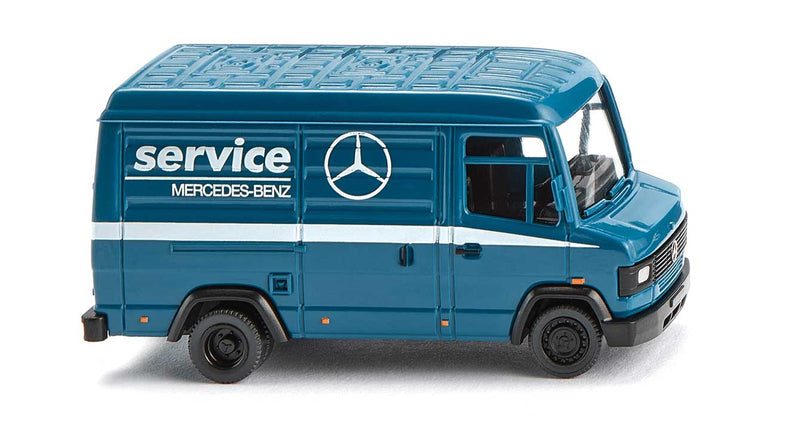 1986-1996 Mercedes-Benz 507 D Cargo Van - Assembled -- Mercedes-Benz Service (blue, white)