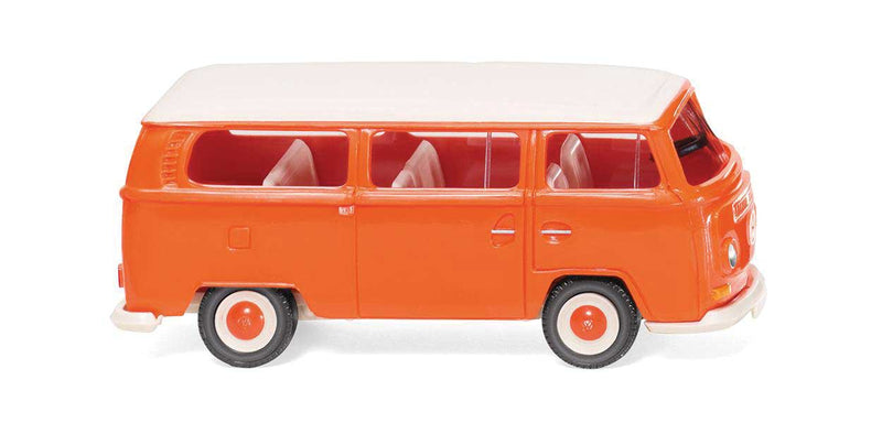 1967 Volkswagen T2 Passenger Van - Assembled -- Rosenkranz (red, white, German Lettering)