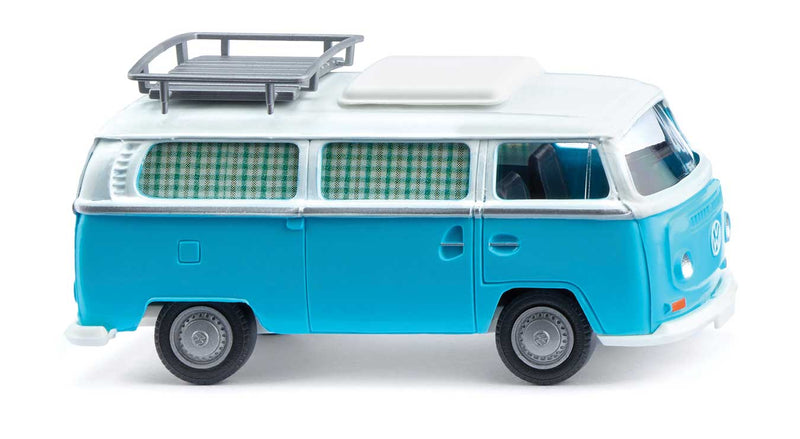1967 Volkswagen T2 Passenger Van - Assembled -- Ice Blue, White